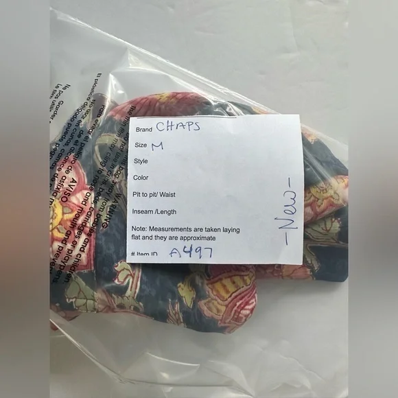 Chaps Women’s Size‎ M Blue Short Sleeve Henley-New - Picture 11 of 11